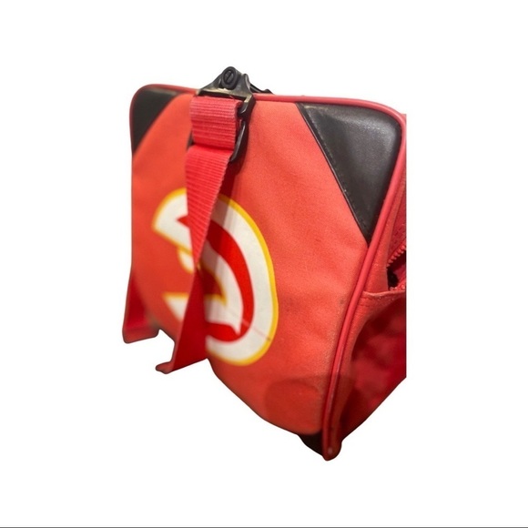 𝅺ATLANTA Hawks NBA vintage Starter bag duffel weekender retro 90s 80s rare - Picture 11 of 15